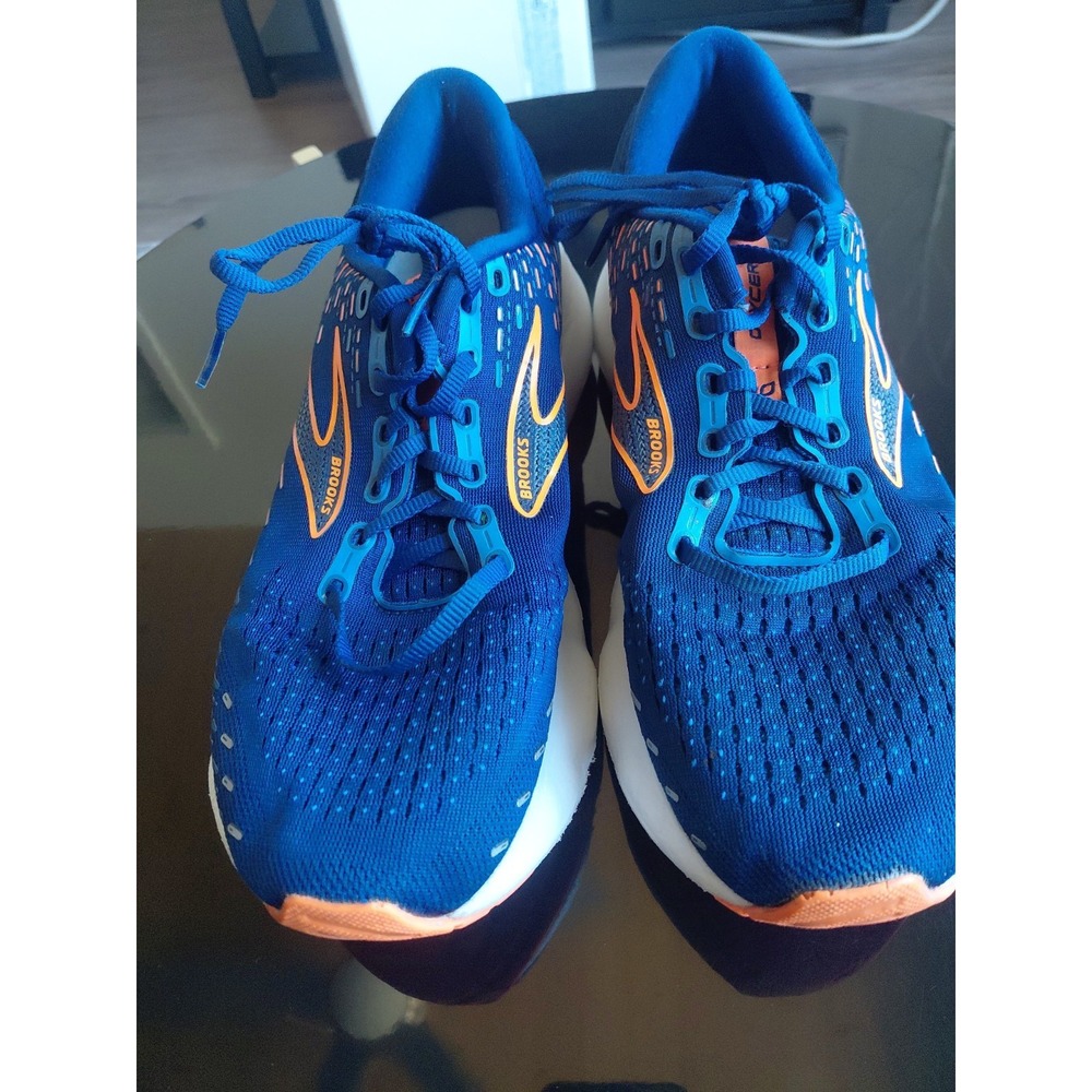 Brooks Glycerin GTS 20 Men's Size 9.5 Blue/Orange Running Shoes